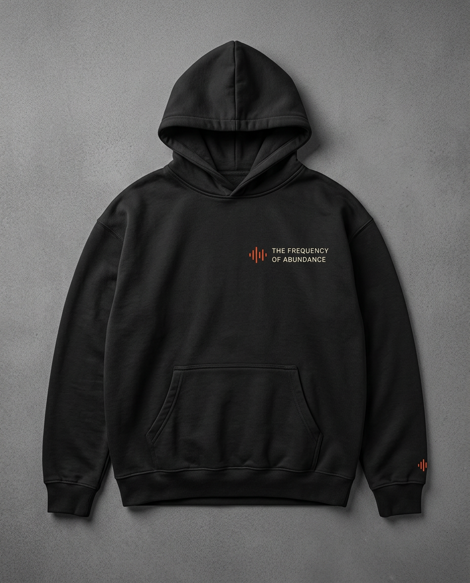 The Frequency Hoodie in Black